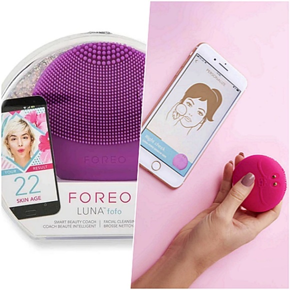 FOREO LUNA fofo Smart Facial Cleansing Brush – Purple – New in Box - Picture 2 of 6
